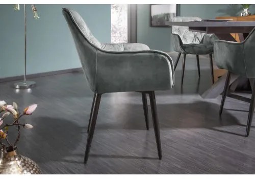 Stolička 41180 Milano Zamat Šedozelená  - Komfort-nábytok