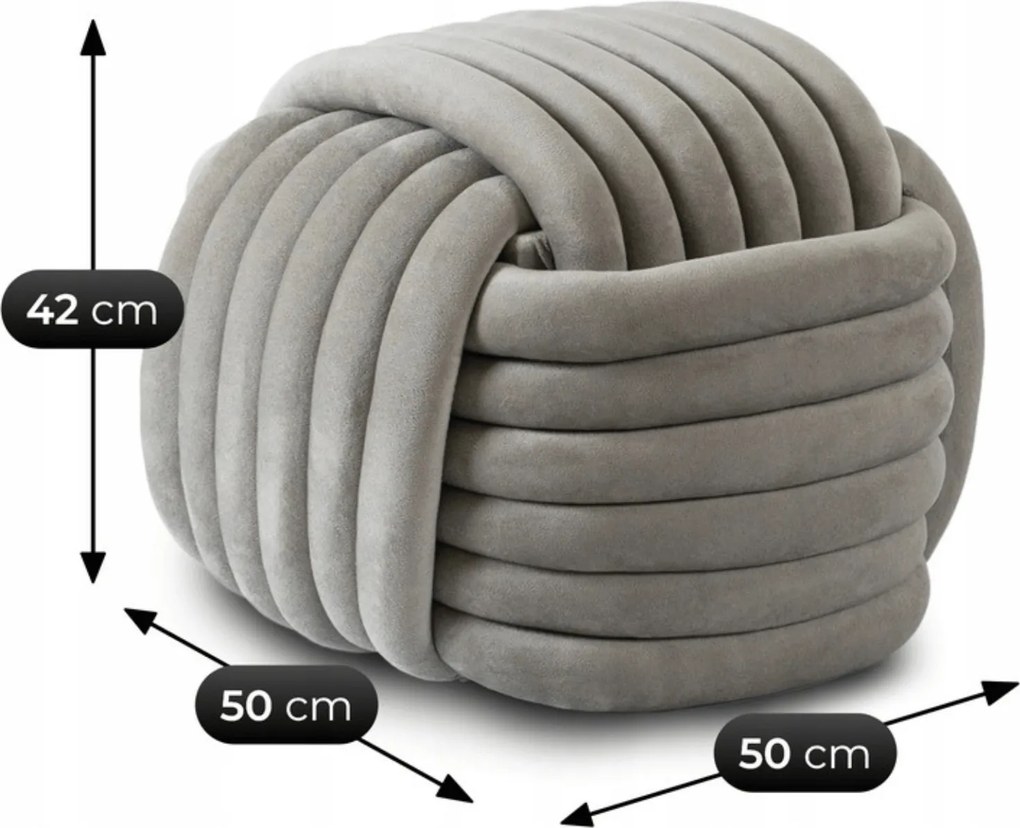 PROXIMA.store - Moderná taburetka Magma FARBA: hnedá