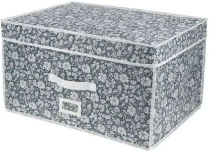 Modrý vakuový úložný box na oblečenie Compactor Signature Vicky 3D Vacuum Bag, 150 l
