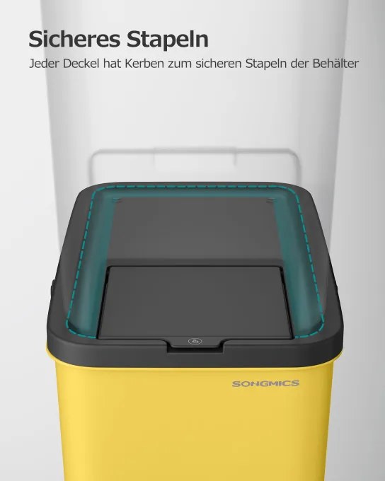 Set štyroch recyklačných odpadkových košov LTB760Q01