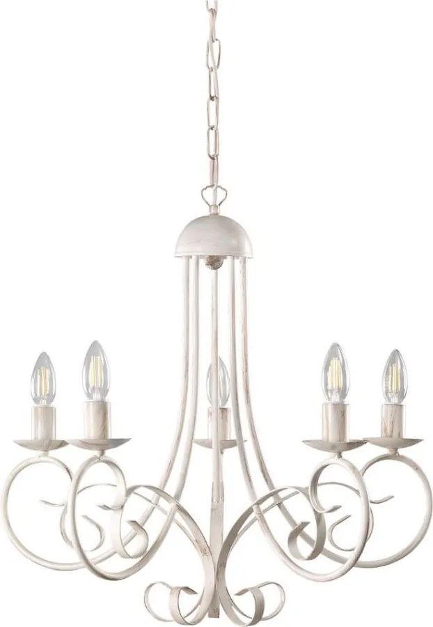 ONLI - Luster na reťazi POMPEI 5xE14/6W/230V krémový