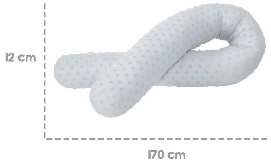 Modrý dojčiaci vankúš Lil Planet – Roba