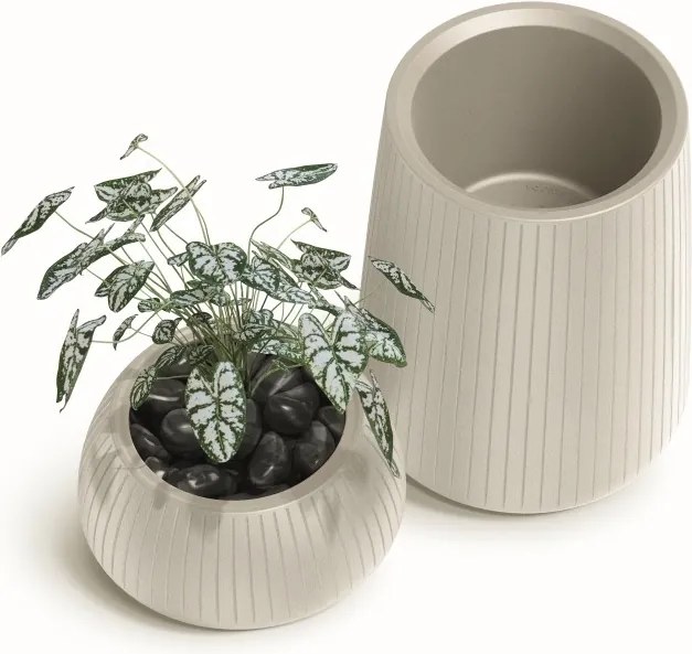 Kvetináč Coros okrúhly pieskový