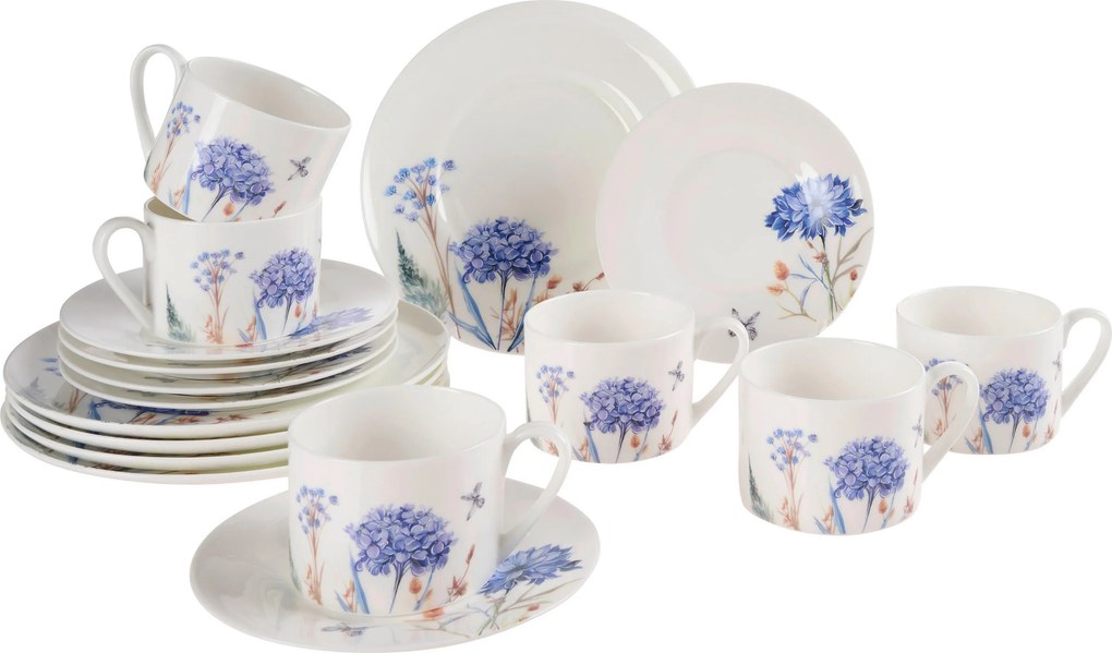 XXXLutz KÁVOVÝ SERVIS jemný kostný porcelán (fine bone china) keramika Novel - Jedálenské sety - 007136064502