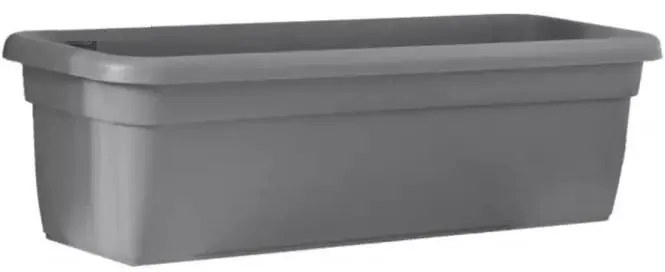 Samozavlažovací truhlík SIENA – antracit 17x60 cm