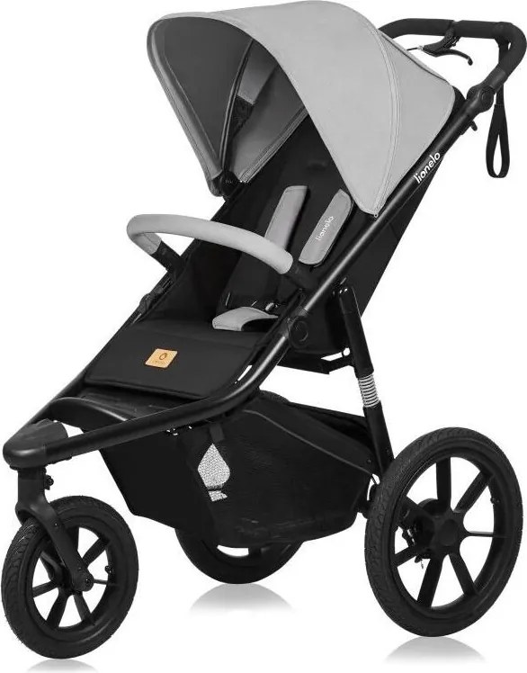 Lionelo - Športový kočík AZURA čierna/sivá