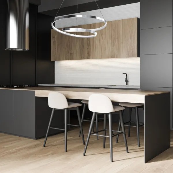 LED Luster na lanku LUCERO LED/48W/230V lesklý chróm