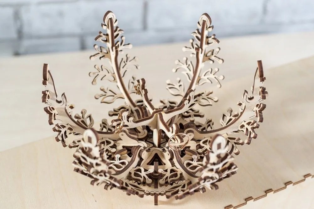 Ugears 3D puzzle Květina 101 ks