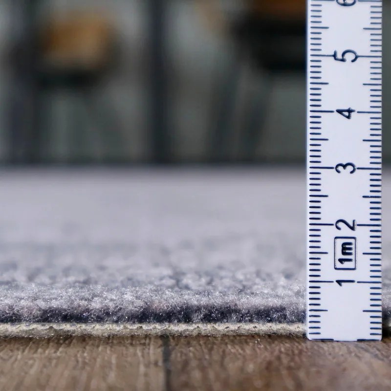 Metrážny koberec Scroll šedý, na mieru, šíře 5m, šedá, filc, obývacia izba, AladinWorld Expres