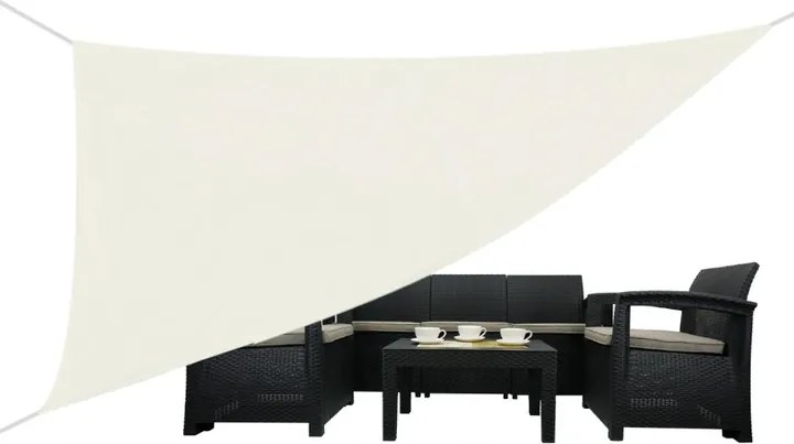 Garden Line SLNEČNÍK TROJUHOLNÍKOVÝ BEŽOVÝ 3 X 3 X 3M *0433