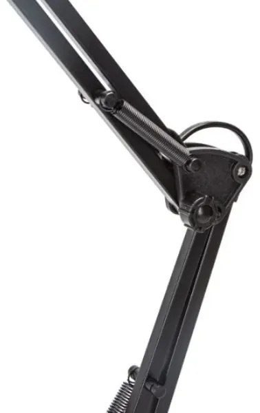 Aigostar - Stolná lampa 2v1 1xE27/40W/230V čierna