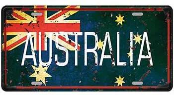 Ceduľa značka Australia