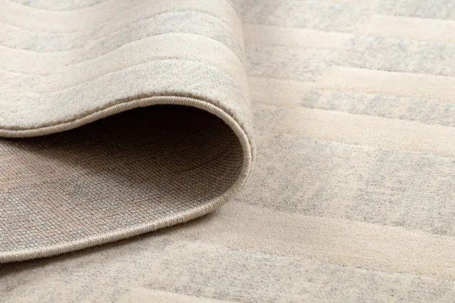 Koberec TEXTURA 488.17.LA101 Osta sivý / krémový