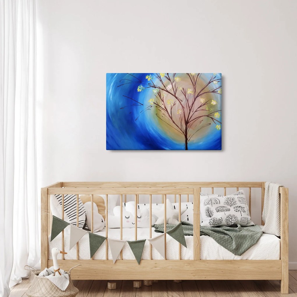 Obraz - Strom zakrývajúci slnko (90x60 cm)