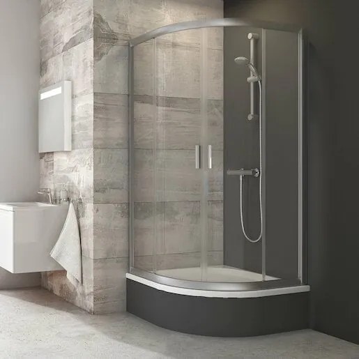 Ravak Blix sprchový kút štvrťkruh 90x90 cm 3b270u40z1 BLCP490SABTS