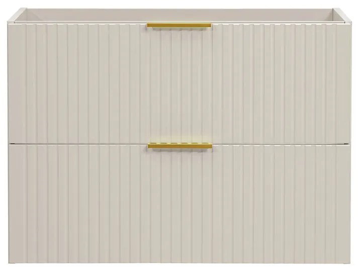 Závesná skrinka pod umývadlo Adele Cashmere s doskou 80 cm kašmír