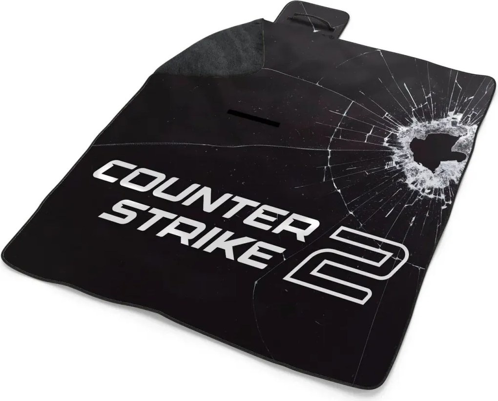 Sablio Plážová deka Counter Strike 2 Priestrel: 200x140 cm