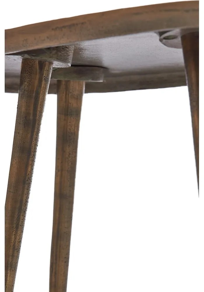 Kovový odkladací stolík 32x48 cm Puno – Light & Living