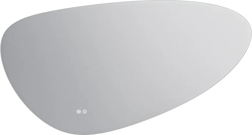 Erga Amelia, asymetrické LED zrkadlo 140x75 cm, 4477 lm, 3 farby svetla, zadné osvetlenie, ERG-V01-407-1475-00