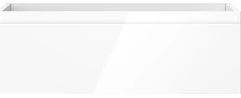 Mexen Orio, kúpeľňová skrinka 70 cm, 1 zásuvka, biela lesklá, 91A10-07023-1-BF00