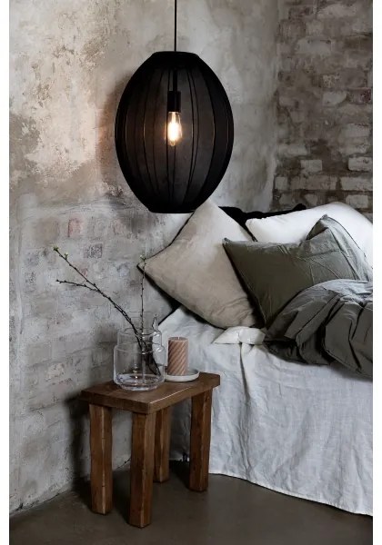 Markslöjd 108795 - Luster na lanku FLORENCE 1xE27/40W/230V čierna