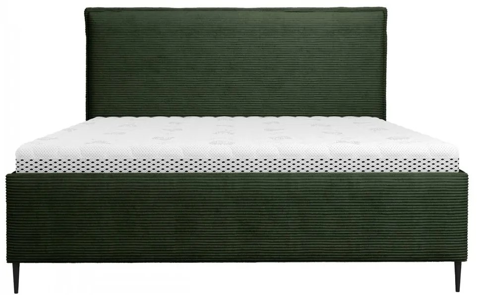 Čalúnená posteľ Alecias Corduroy, Dostupné poťahy: Poso 135, Rozmer postele: 140x200