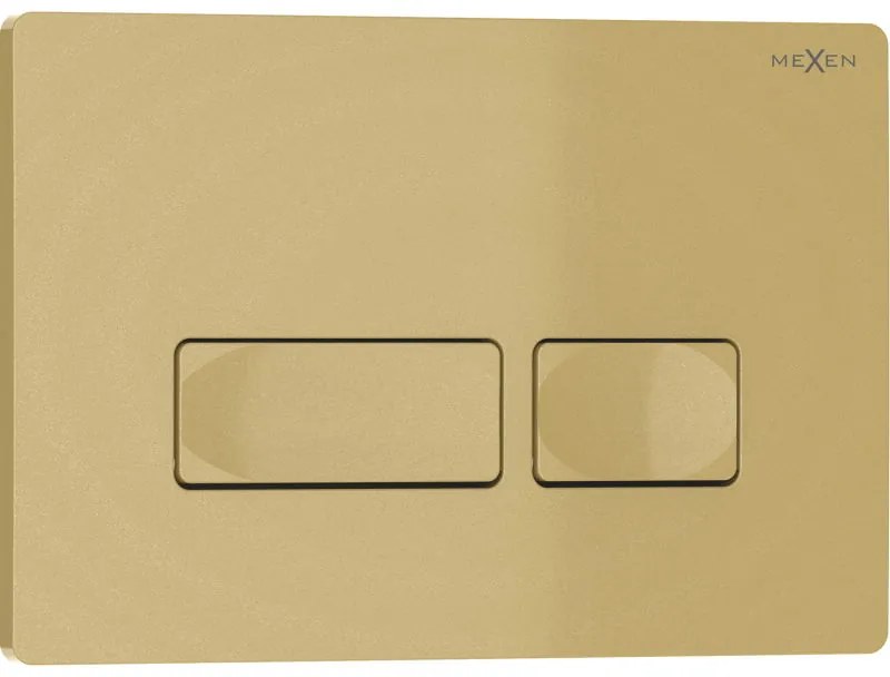 Mexen Tex 04, splachovacie tlačidlo, zlatá, 6104-06
