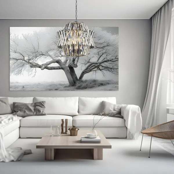 Krištáľový luster na reťazi CROWN 12xE14/40W/230V chróm