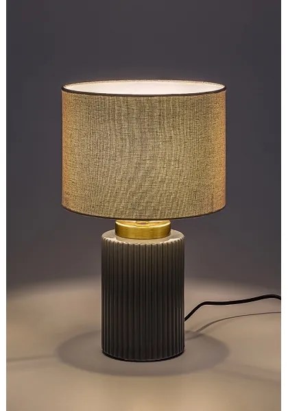Rabalux 74045 - Stolná lampa GLOVY 1xE14/40W/230V sivá