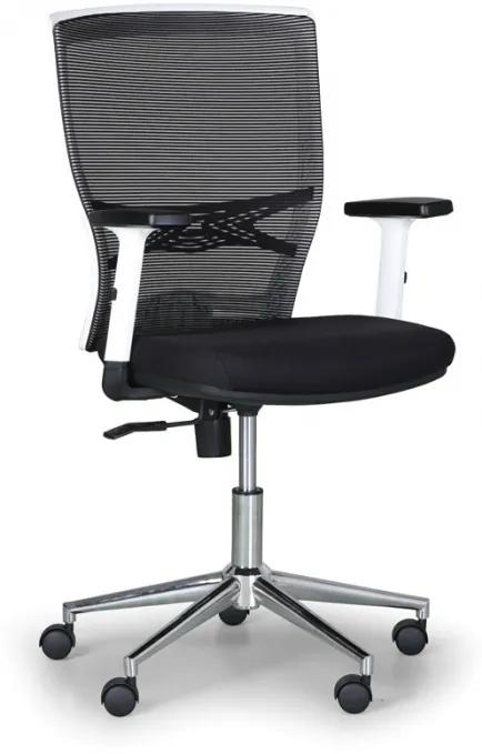 Kancelárska stolička HAAG, sivá / modrá