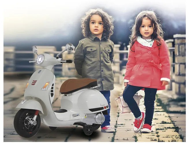 Jamara Skúter Vespa Ride On (biela)  (100280164)
