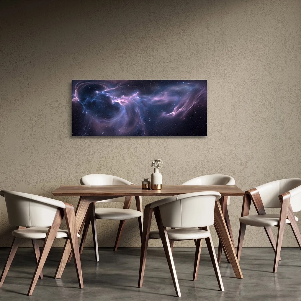 Obraz - Vesmírna hmlovina (120x50 cm)