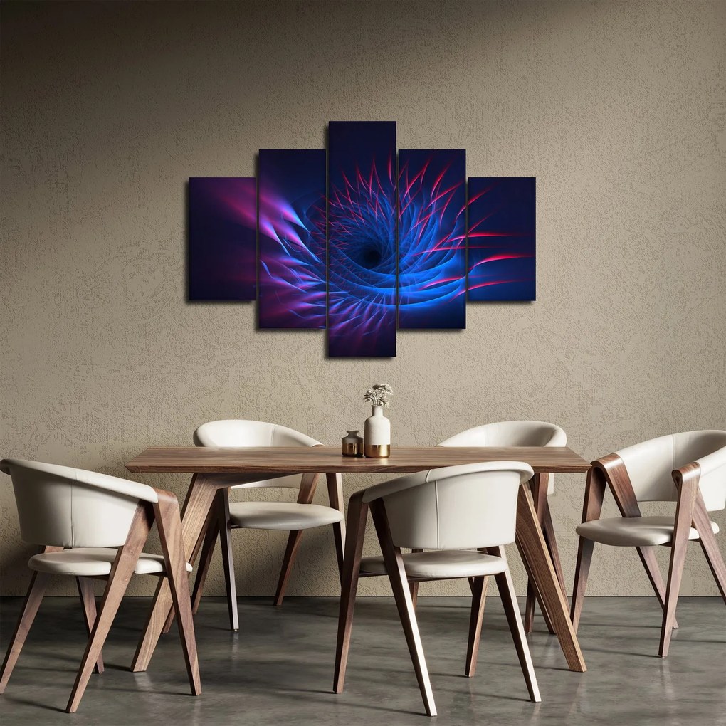 Obraz - abstrakcia kvetu (150x105 cm)