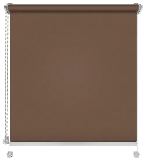 Gario Roleta Nástenná Standard Štruktúrovaná Čokoládová Šírka: 137 cm, Výška: 150 cm