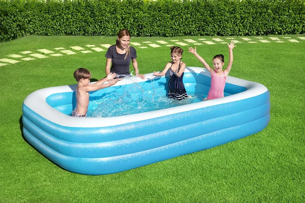BESTWAY Family Pool Deluxe Nafukovací bazén 305 x 183 x 56 cm, bez filtrácie 54009