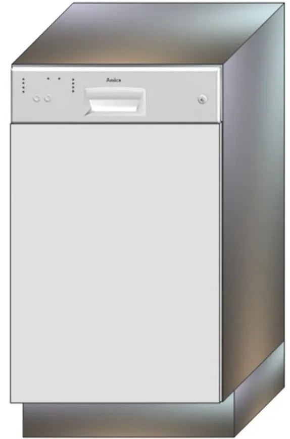 Dvierka na umývačku Bono 45po Biela Aljaška