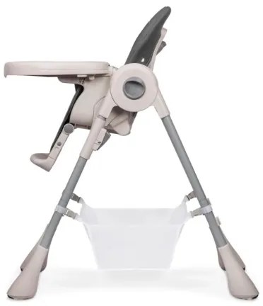 Lionelo - Detská jedálenská stolička ZANNA šedá