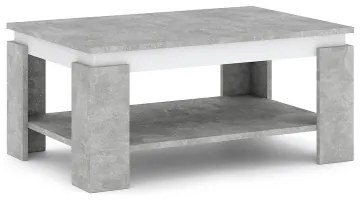 Konferenčný stolík LUNO sivý betón/antracit