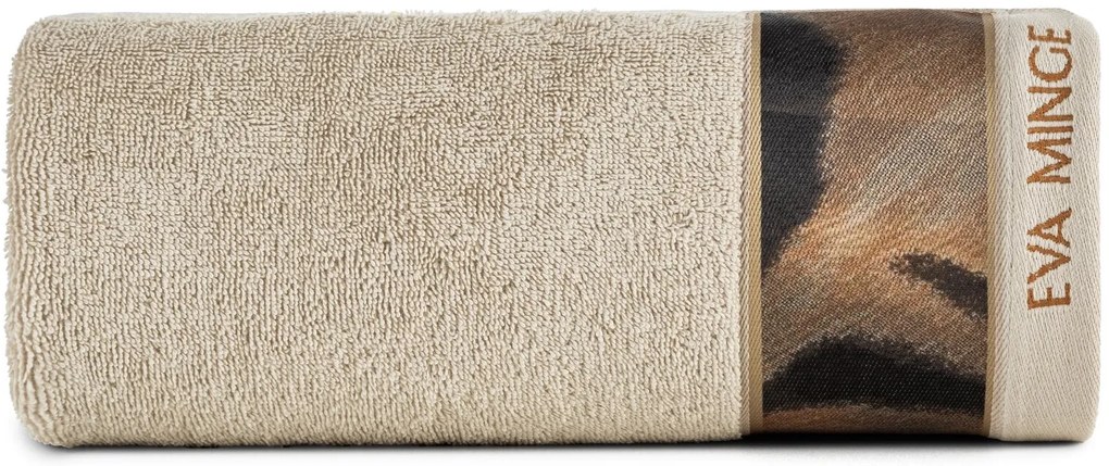 BAVLNENÝ UTERÁK EVA MINGE23 50X90 CM BÉŽOVÁ