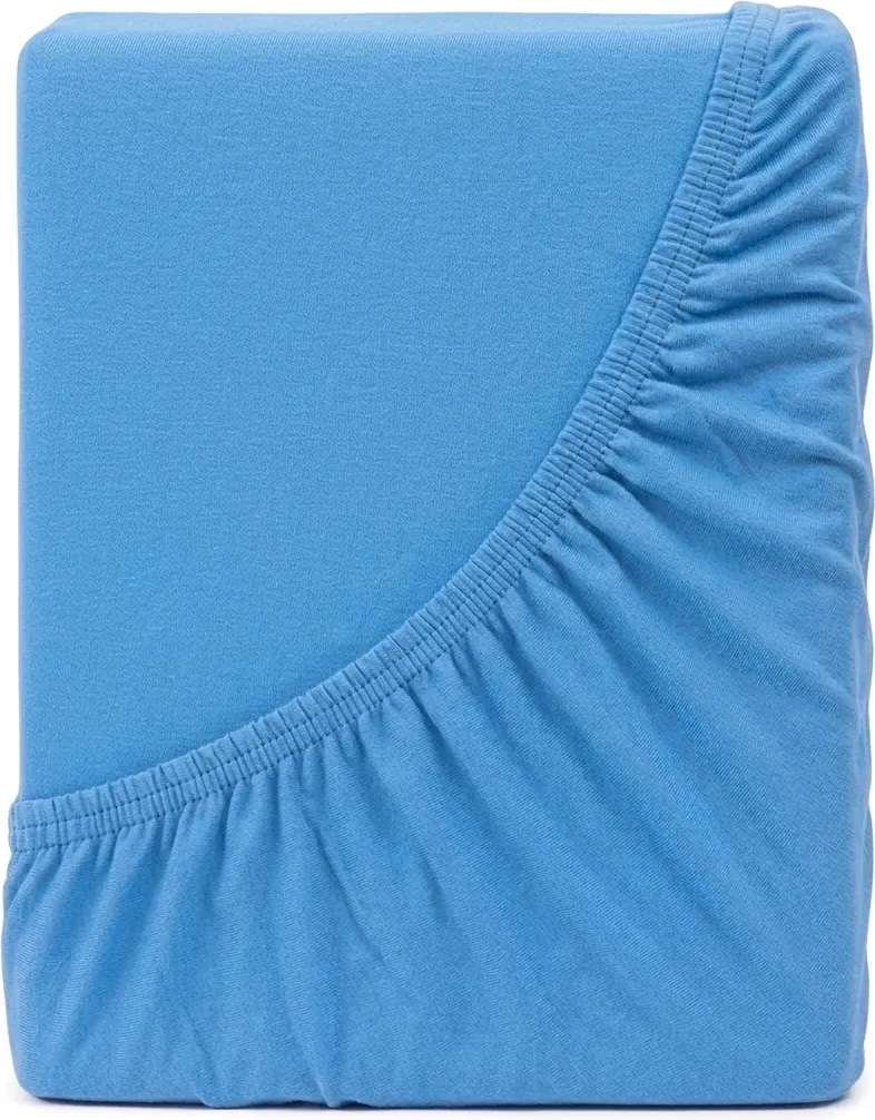 4Home jersey prestieradlo Ideál nebesky modrá, 60 x 120 cm
