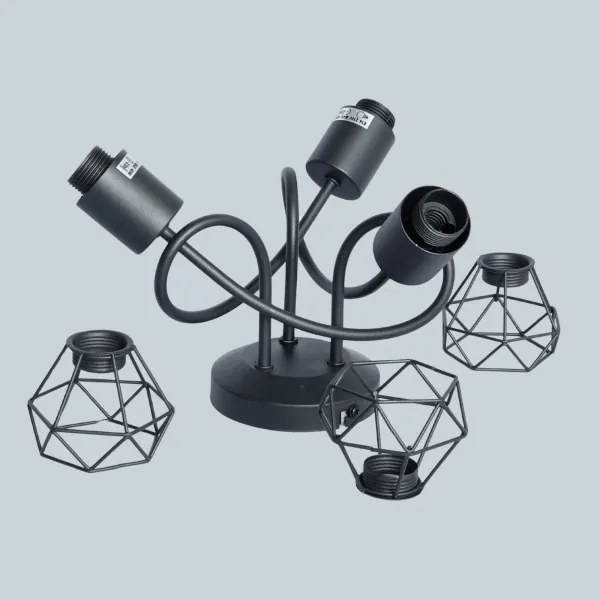 Brilagi - Prisadený luster CAGE 3xE14/40W/230V