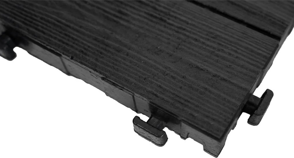 Multy Home Gumová dlaždica ARISTA Wood 30 x 30 cm, antracit