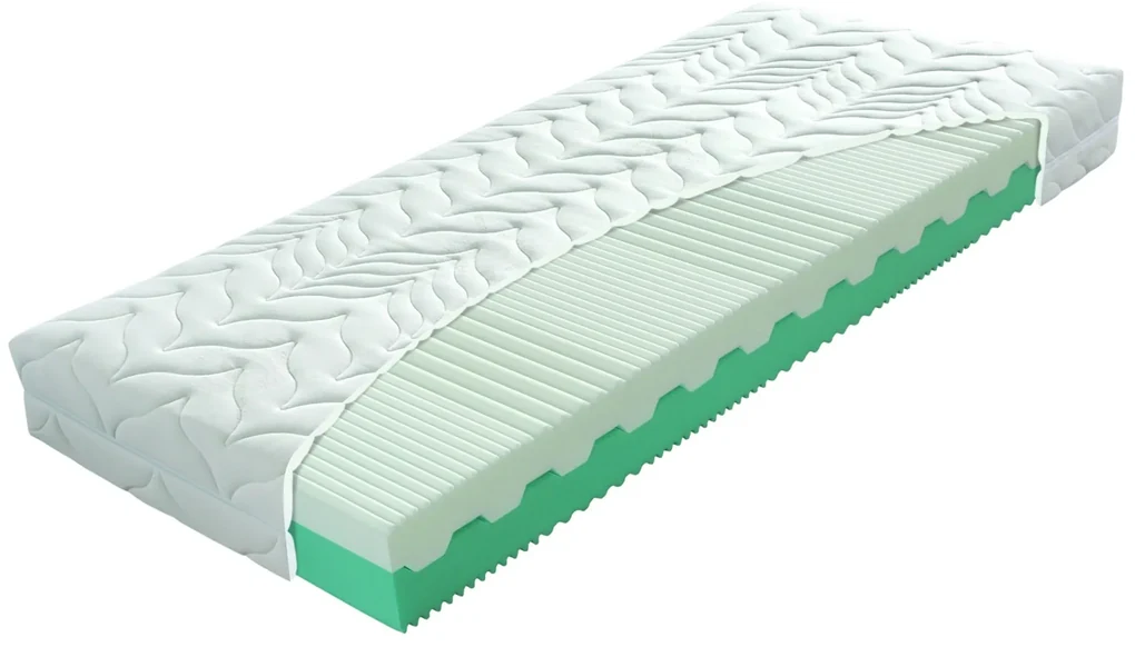 Materasso TANDEM - partnerský eko matrac s masážnou profiláciou 90 x 220 cm, snímateľný poťah