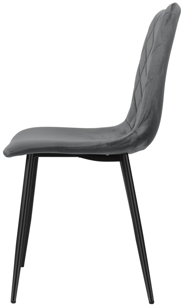 Čalúnená designová stolička ForChair II grafitová