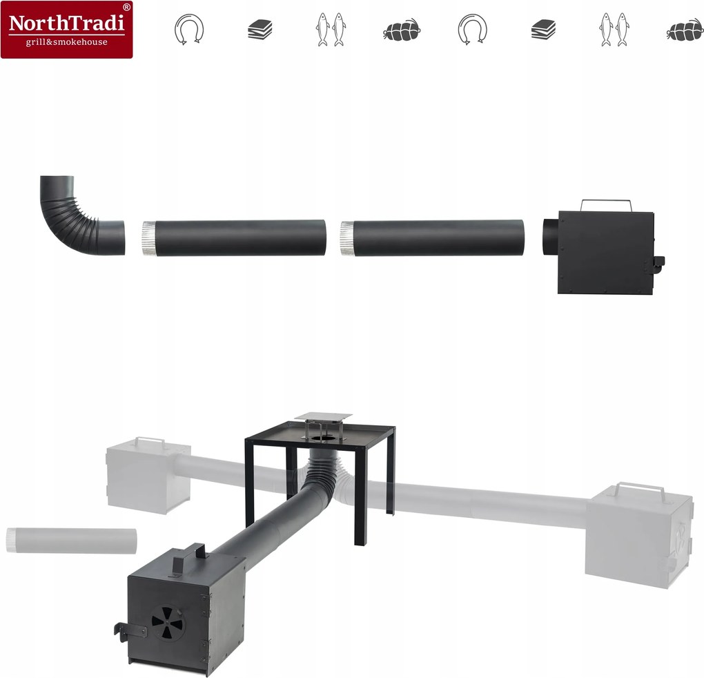 TRENDIE Udiareň XXL drevená s kovovou strechou