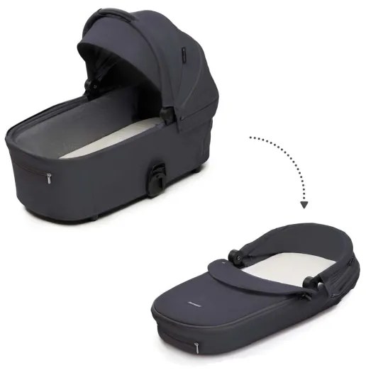 KINDERKRAFT - Kombinovaný kočík 2v1 NEA 2 Dark grey