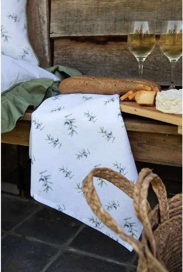 Bavlnená utierka s olivami Olive Fields - 50*70 cm