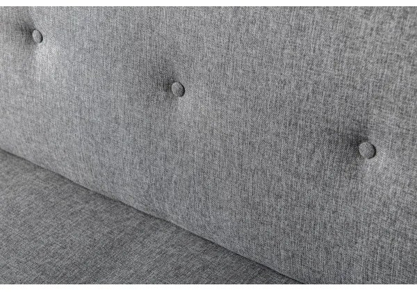 Dvojmiestna pohovka LOKO svetlosivá