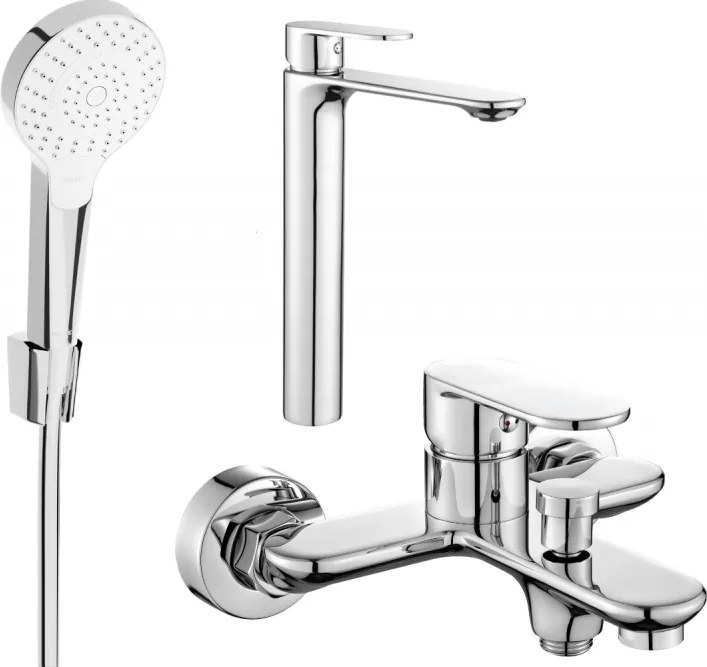 Mexen Milo R05 vaňová súprava, chrómová - 71313R05-00