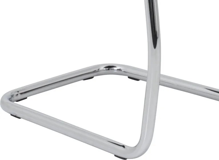 Jedálenská stolička Flora, šedá ekokoža